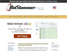Tablet Screenshot of de.bidslammer.com